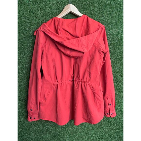Duluth Trading Co. Flexpedition Jacket Red Weather Resistant Hooded Size XS - Picture 8 of 9